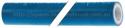 Hose ID ø 13mm ED ø 23mm L 1mm EPDM blue/white t.max. 120°C for