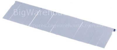 Curtain for ice-cube maker W 320mm H 80mm shaft length 325mm sha