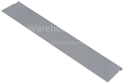 Curtain for ice-cube maker W 430mm H 80mm shaft length 440mm sha