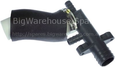 Hose connector 3-way with hose for ice-cube maker