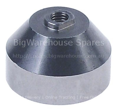 Coupling ø 28mm H 17mm IT M5L stainless steel Orione