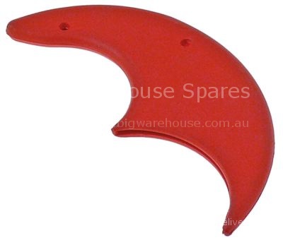Protective covering for cutter blade mounting pos. upper model C