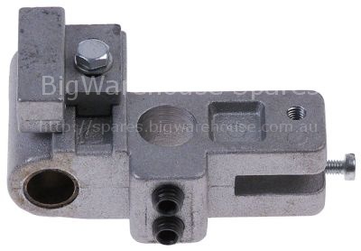 Guide L 80mm W 54mm H 37mm hole ø 15mm shaft intake ø 12mm mount
