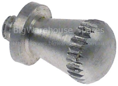 Cone handle thread M4 ø 9mm L 14mm aluminium slicer
