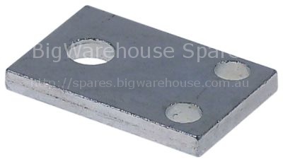 Connection plate L 37mm W 25mm for motor thickness 4mm hole ø 6m