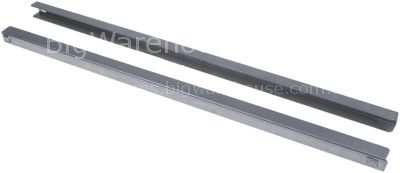 Pair of setting bar U-shape L 550mm W 20mm H 17mm mounting pos.
