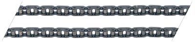 Roller chain DIN/ISO 06 B-1 splitting 3/8" / 9.525mm links 63