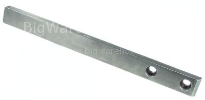 Pastry rod L 367mm W 25mm thickness 12mm hole distance 45mm hole