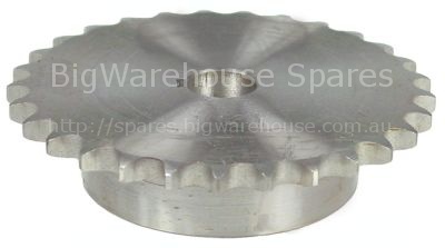 Toothed chain drive DIN/ISO 08 B-1 splitting 1/2" teeth 29 shaft