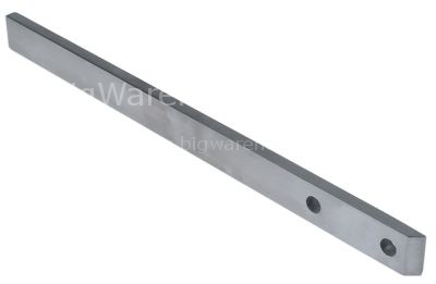 Pastry rod L 400mm W 30mm thickness 10mm hole distance 60mm hole