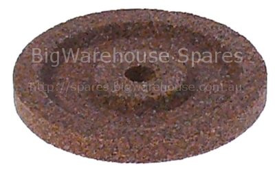 Grindstone ø 50mm thickness 8mm bore ø 6mm grained coarse with b