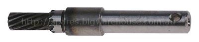 Drive shaft D1 ø 8mm L 63mm FM3