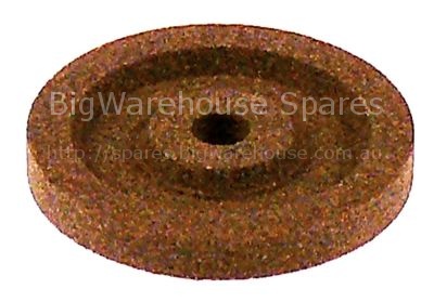 Grindstone ø 40mm thickness 8mm bore ø 6mm grained fine with bev