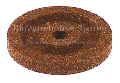 Grindstone ø 40mm thickness 8mm bore ø 6mm grained coarse with b