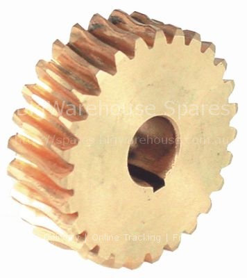 Gear wheel ø 61mm shaft intake ø 17mm teeth 27 tooth width 20mm