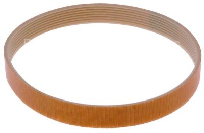 Poly-v belt grooves 8 W 18mm L 483mm profile J