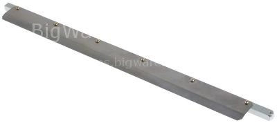 Wiper for dough roller L 420/460mm mounting pos. bottom at the b