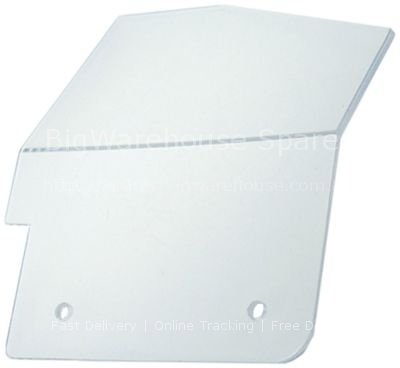 Hand protection  slicer H 165mm W 150mm thickness 4mm hole ø 6mm