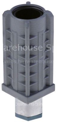 Equipment foot pipe type 40x40 thickness 1-1.2mm H 23-92mm plast
