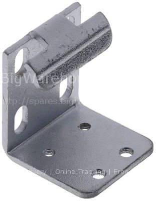 Hinge mounting pos. upper L 51mm W 40mm thickness 3mm