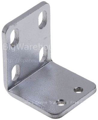 Hinge mounting pos. lower L 49mm W 40mm thickness 4mm H 43mm