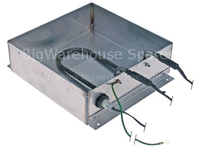 Condensing tray heated L 240mm W 240mm H 75mm 230V 650W