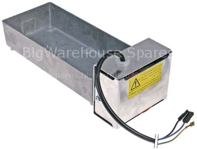 Condensing tray heated L 300mm W 155mm H 105mm 230V 300W without