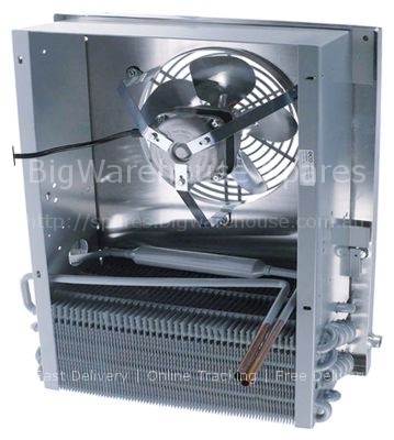 Evaporator L 410mm W 120mm H 490mm complete with fan