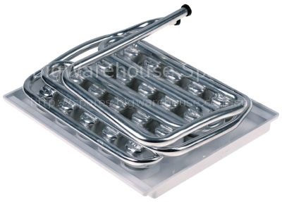 Evaporator for ice-cube maker 20 cubes L 225mm W 180mm H 40mm