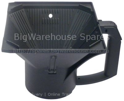 Filter pan plastic W 185mm D 167mm H 135mm brown filter no. 9600