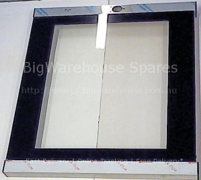Glass panel outer complete
