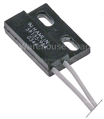 Magnetic switch L 28,5mm W 19mm 1NO 230V 0,5A P max. 10W connect