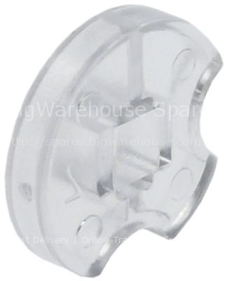 Button for display PCB transparent suitable for MKN ED ø 16mm H
