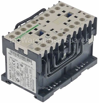 Power contactor resistive load 20A (AC3/400V) 4kW main contacts