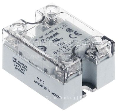 Solid state relay CROUZET 1 phase 100A 48-660V 4-32VDC L 58mm W