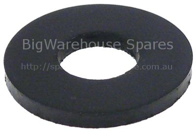 Flat gasket rubber ED ø 19mm ID ø 8mm thickness 2mm for combi-st