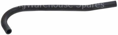 Formed hose ID ø 15mm ED ø 24mm U-bend