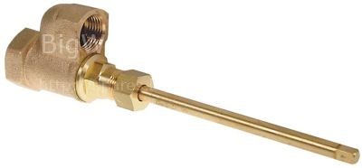 Outlet tap brass L 210mm thread 1/2" IT - 3/4" IT