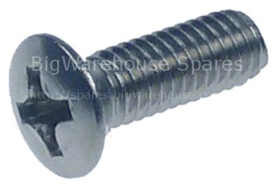 Countersunk screw thread M4 L 13mm stainless steel DIN 965/ISO 7