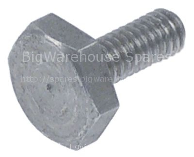 Hexagonal screw thread M4 thread L 10mm WS 9 Qty 1 pcs head thic