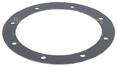 Gasket graphite ED ø 150mm ID ø 115mm thickness 2mm Qty 1 pcs