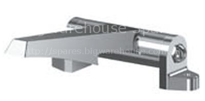 Lid hinge type 6910.71 level of centre of rotation 32mm