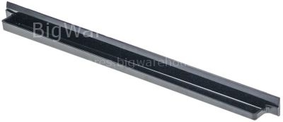 Drip rail L 630mm plastic