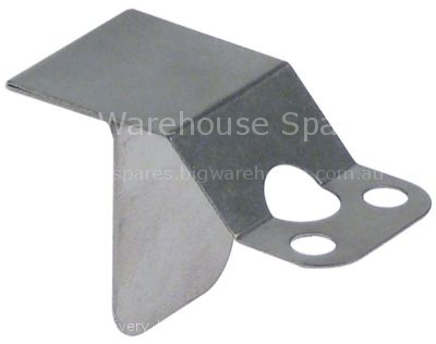 Support bracket  zinc-plated sheet steel