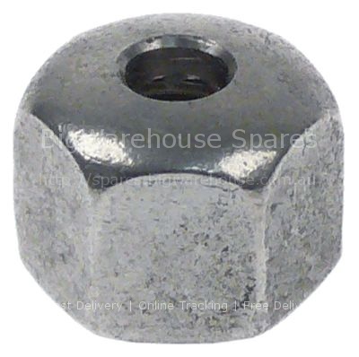 Cap nuts thread M12 WS 19 SS Qty 1 pcs with bore