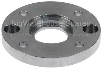 Flange for combi-steamer ED ø 57mm int. ø 1 24mm int. ø 2 19mm t