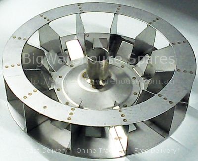 Fan wheel for combi-steamer