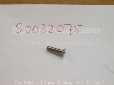 Raised countersunk head screw thread M4x16 V2A Qty 25 pcs