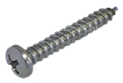 Sheet metal screws ø 3,5mm L 19mm SS Qty 20 pcs DIN 7981/ISO 704
