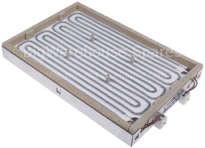 Radiation heater rectangular 3500W 400V L 415mm W 275mm H 46mm h